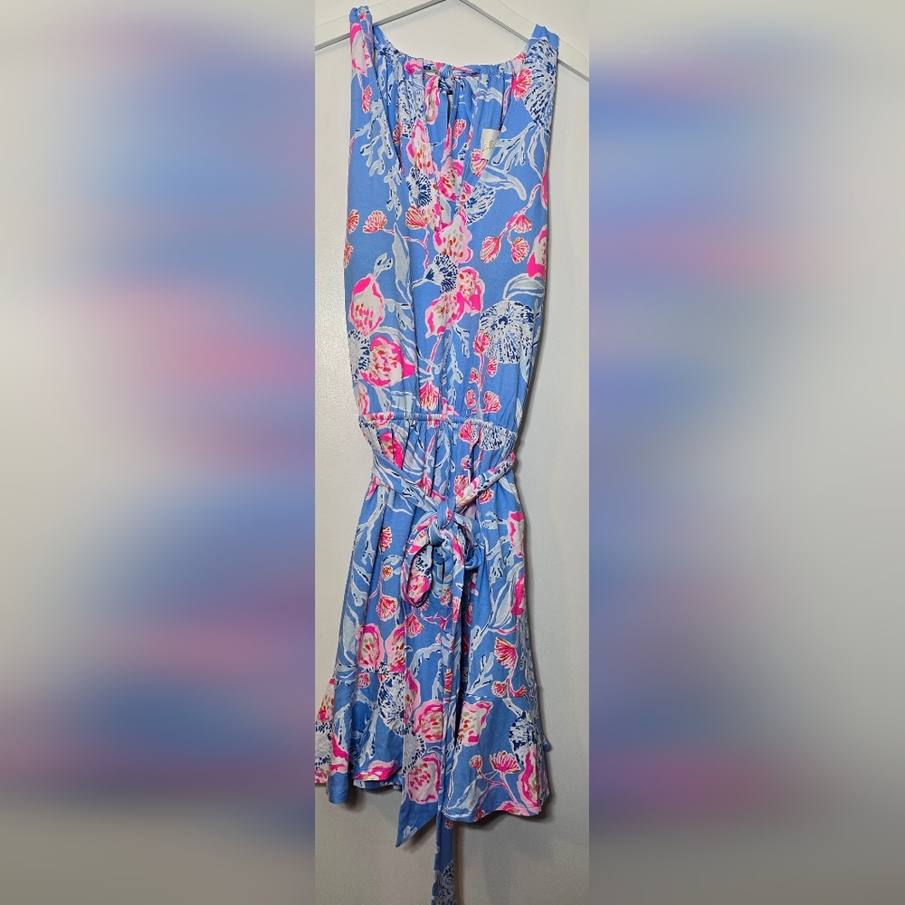 NWT Lilly Pulitzer Camri Halter Romper Multi Bahamian Rhapsody - Picture 5 of 5